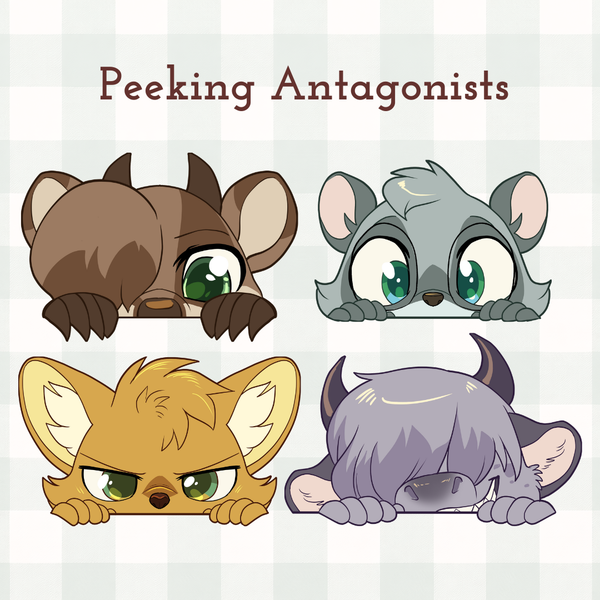 Peeking Sticker Packs