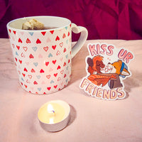 Kiss Ur Friends Sticker