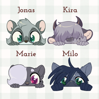 Peeking Stickers