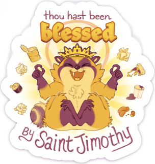 Jimothy Vinyl Die-cut Stickers