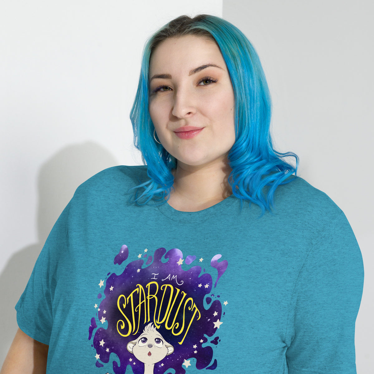 Ainsley "I Am Stardust" T-Shirt - Non-Binary Pride Flag Variant