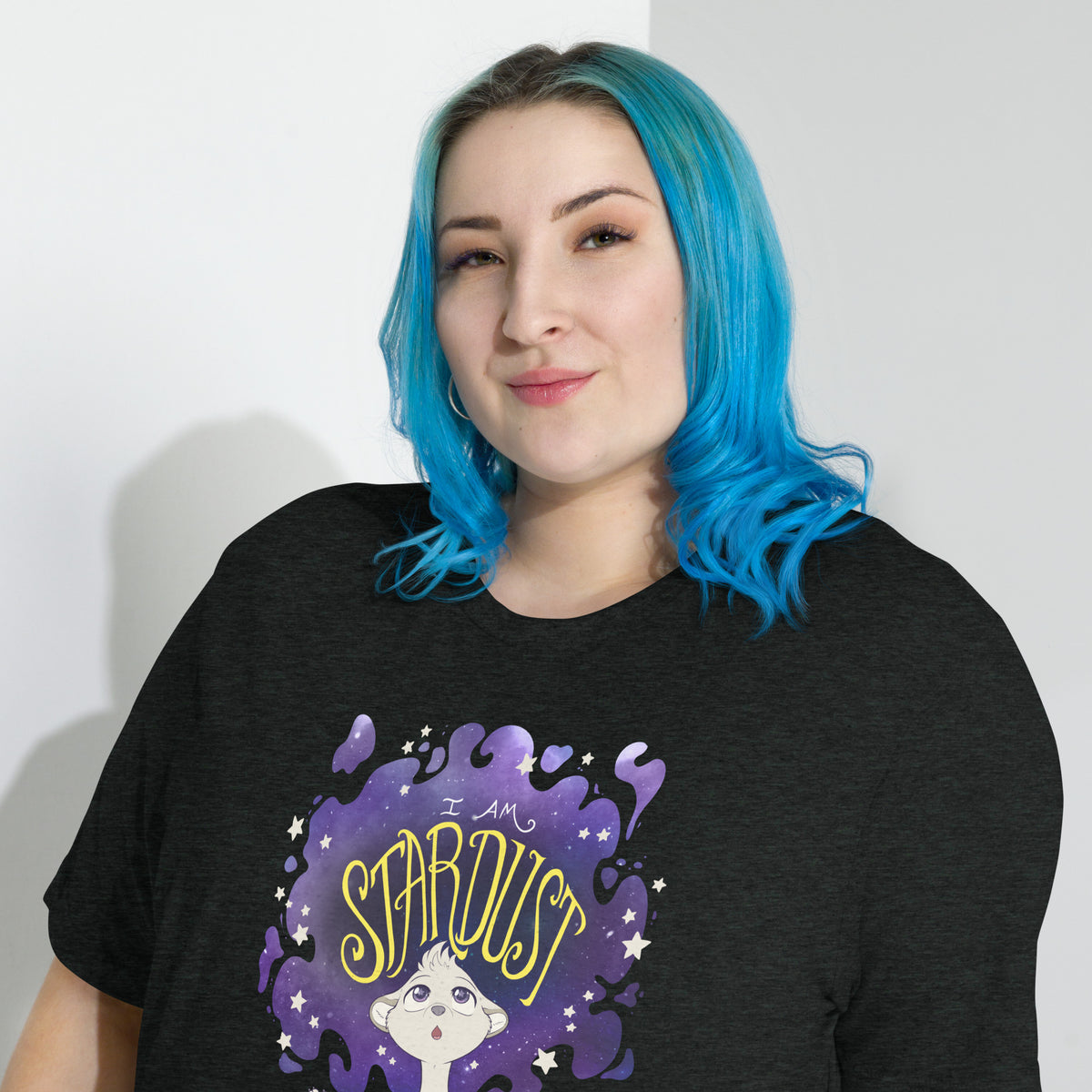 Ainsley "I Am Stardust" T-Shirt - Non-Binary Pride Flag Variant