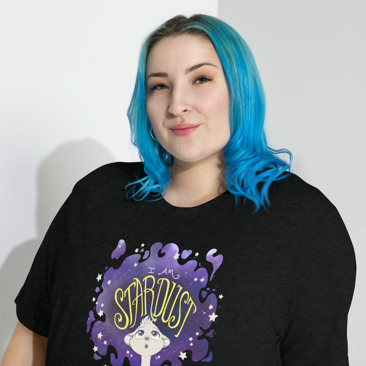 Ainsley "I Am Stardust" T-Shirt - Non-Binary Pride Flag Variant