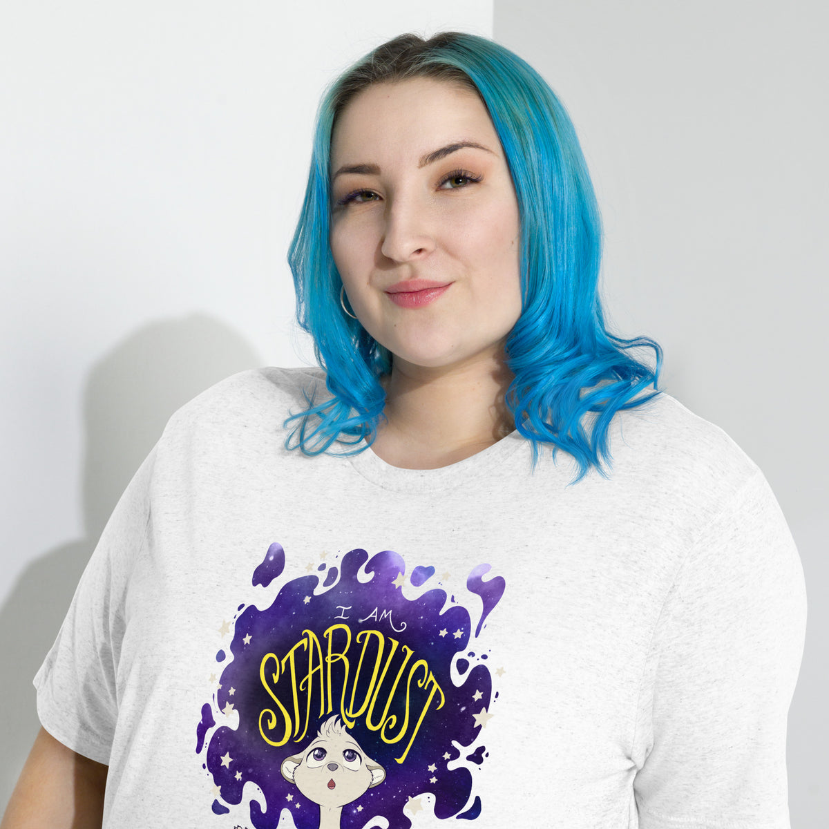 Ainsley "I Am Stardust" T-Shirt - Non-Binary Pride Flag Variant