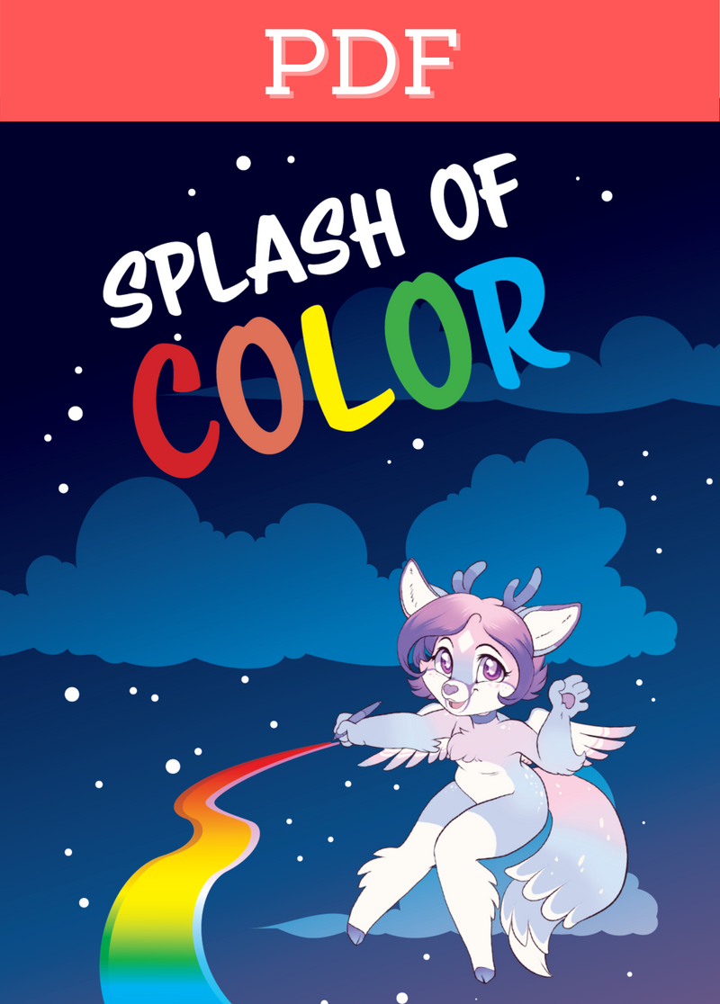 Splash of Color: The Art of Caytlin Vilbrandt PDF Digital Sketchbook