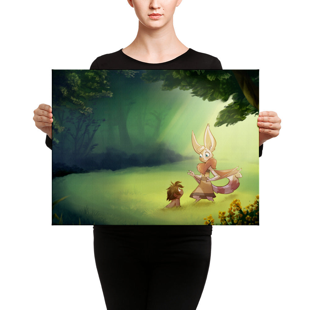 Lost Flowers Canvas Print