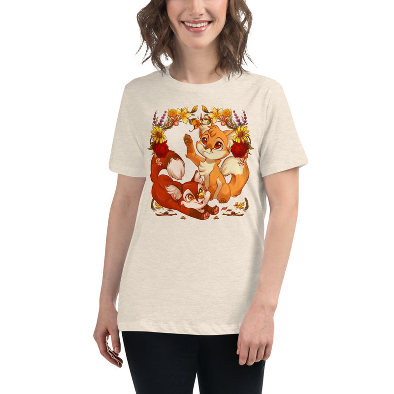 Autumn Foxes Women's T-Shirt